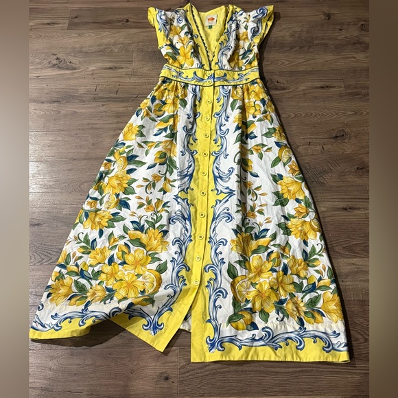 Farm Rio
Sicily Scarf Cotton Flutter Maxi Dress - Picture 9 of 9